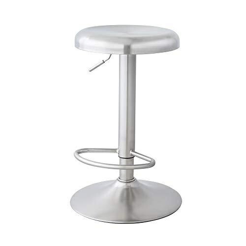 AZUMAYA Counter Stool Silver RKC-271SV
