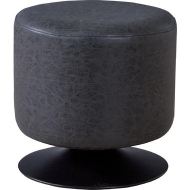 AZUMAYA Rotating Stool Rote 40cm Width Black PC-505BK