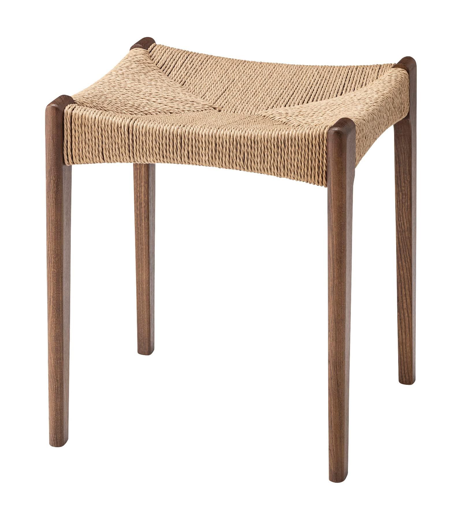 AZUMAYA Paper Cord Stool Brown ACE-75BR