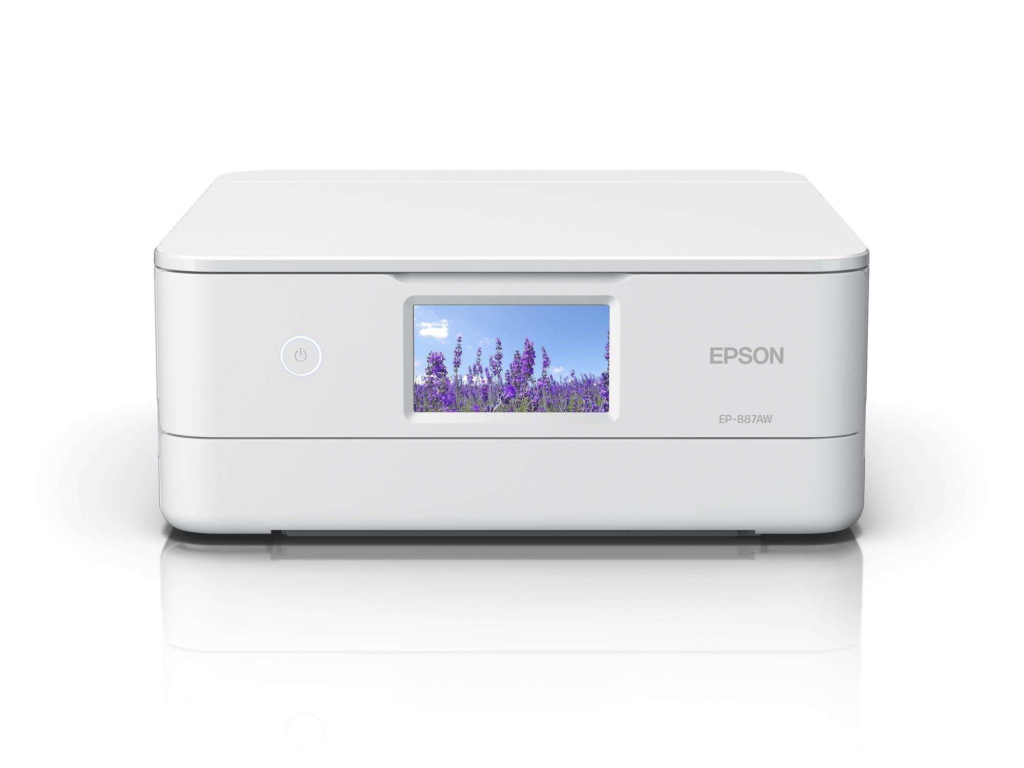 Epson Printer A4 Inkjet All-in-One Colorrio EP-887AW White