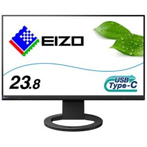 EIZO Business Standard Monitor | FlexScan EV2480-ZBK | 23.8-inch Full HD · USB Type-C (70W Power Delivery) · Adjustable Stand · Black