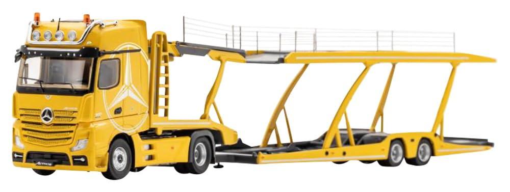 GainCorp Products 1/64 Mercedes-Benz Actros 2 Yellow Ready-to-Display Model