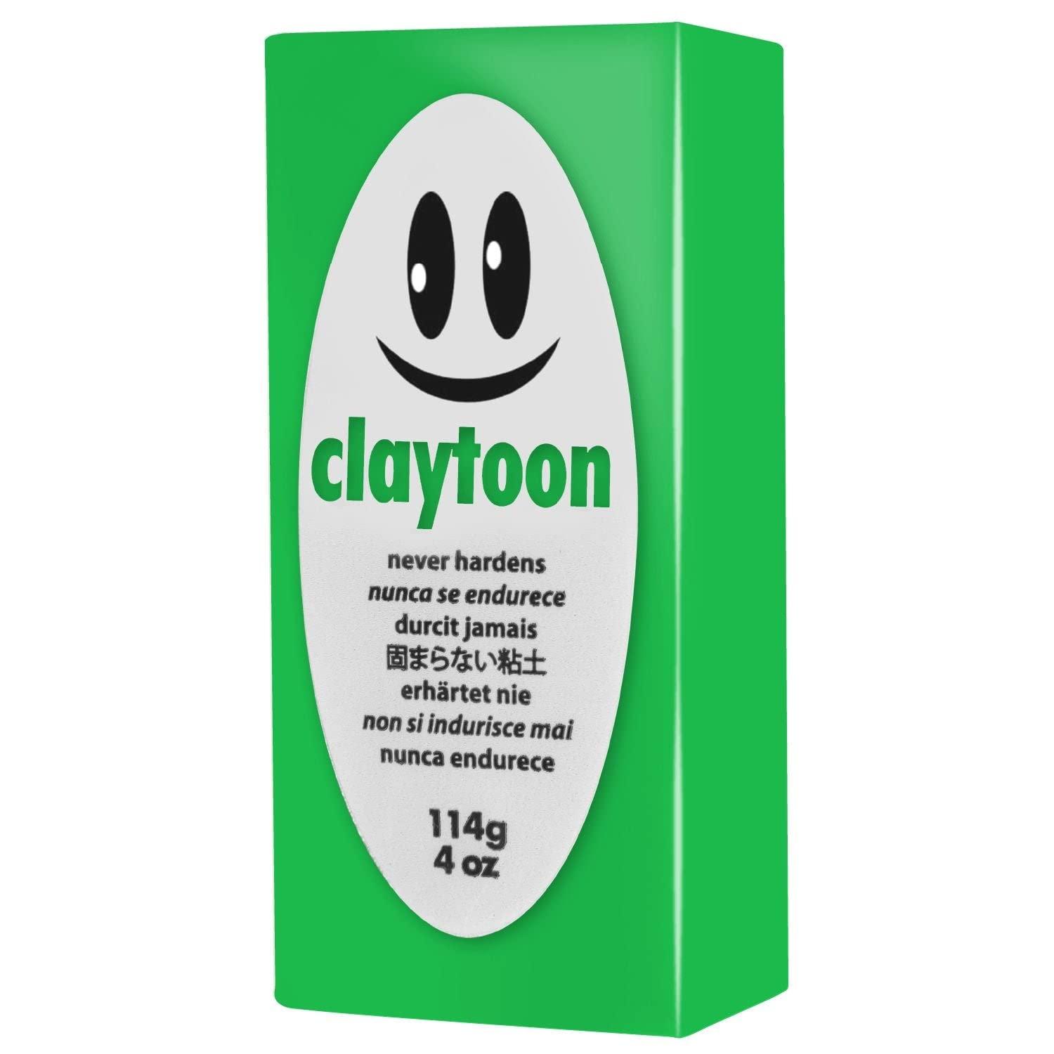 Chubu Electromagnetic Industries claytoon 1/4 pound: Neon Green (fluorescent color)