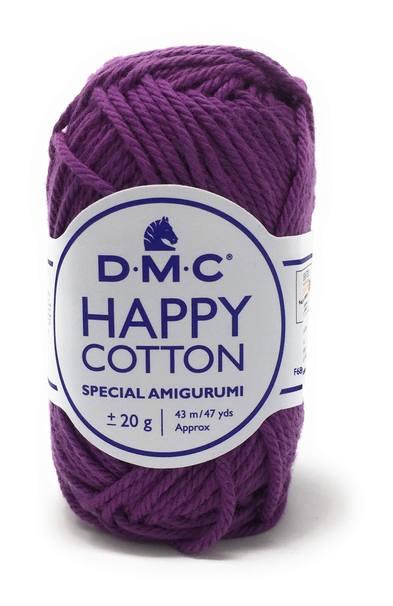 Spring/Summer Yarn ‘Happy Cotton CURRANT BUN Color 756’ DMC