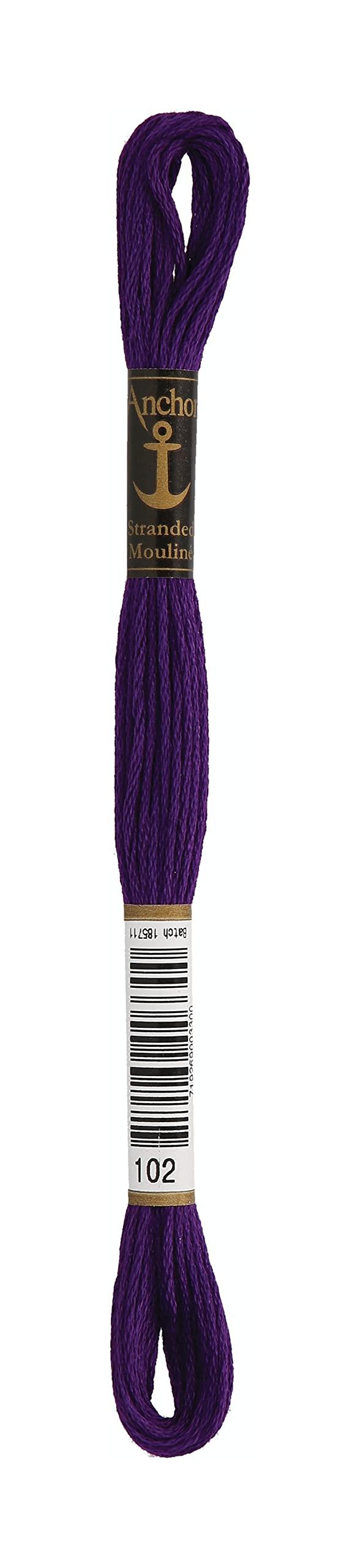 Embroidery Thread: Anchor No. 25 Purple Series 1