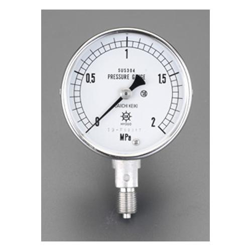 ESCO G1/4/60mm/0-2.0MPa Pressure Gauge (Stainless Steel) EA729DJ-20