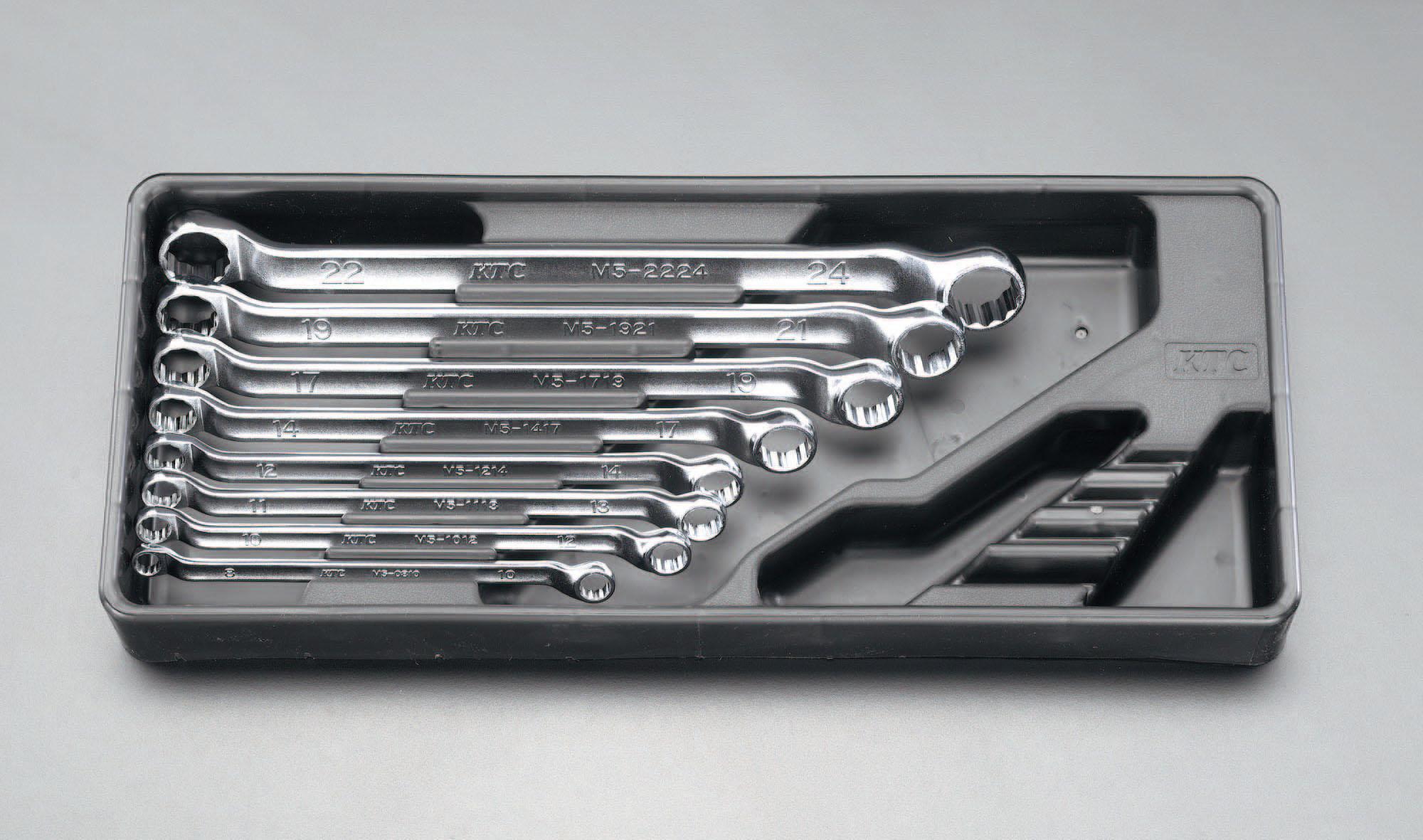 ESCO 8-Piece Set/8-24mm Double-Ended Socket Wrench Set EA616BC-2