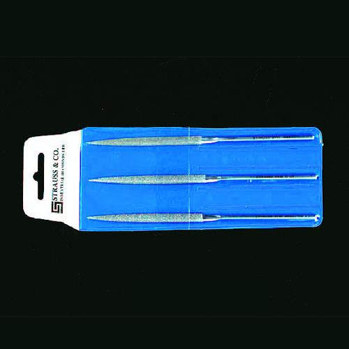 140mm Diamond File (Half-Round, 3-Piece Set / Coarse, Medium, Fine)