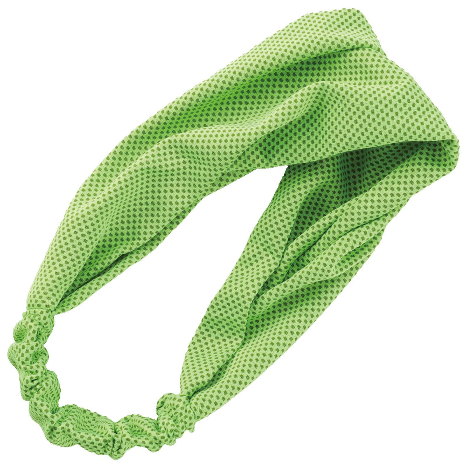 Cooling Hairband Fluorescent Green