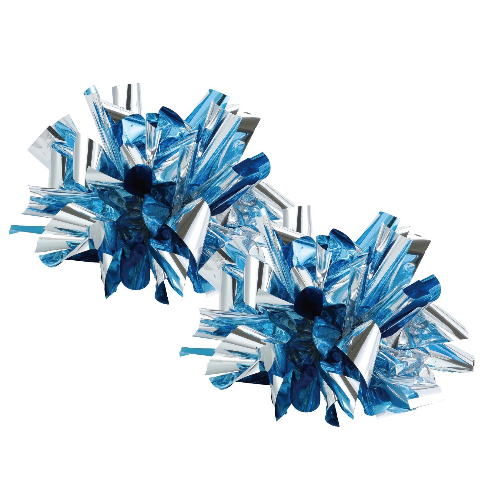 Hands-Free Charm Pom-Pom Light Aqua Silver