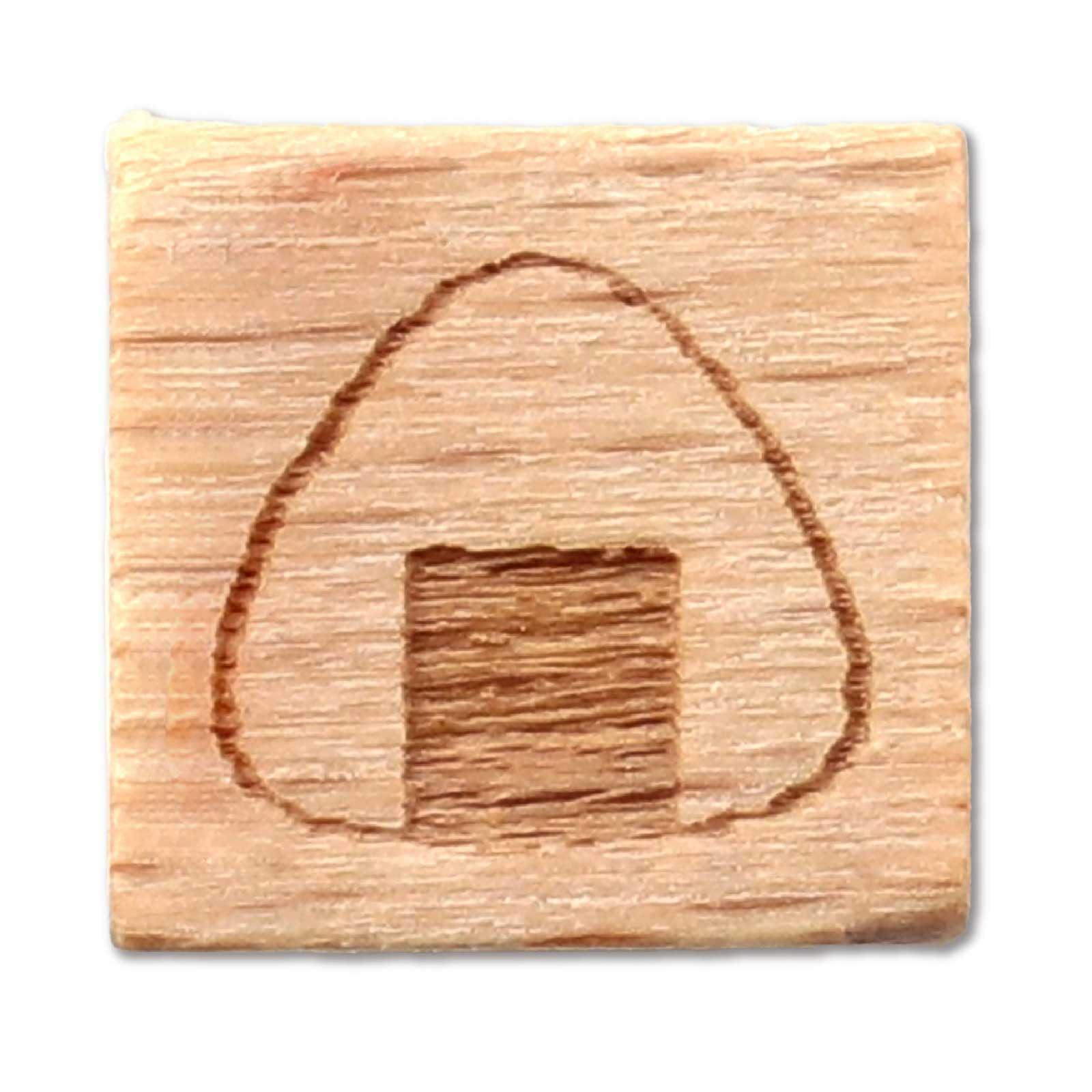 Wooden Handle Stamp 10 Japanese Food Onigiri