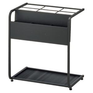 Toyoda Products Umbrella Stand Commercial Use Folding Umbrella Storage 36-Capacity Steel LAS-3609US (Satin Black)