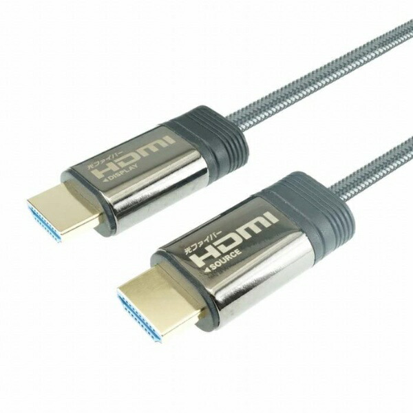 Horik Optical Fiber HDMI Cable 15m Mesh Type Gray HH150-602GY