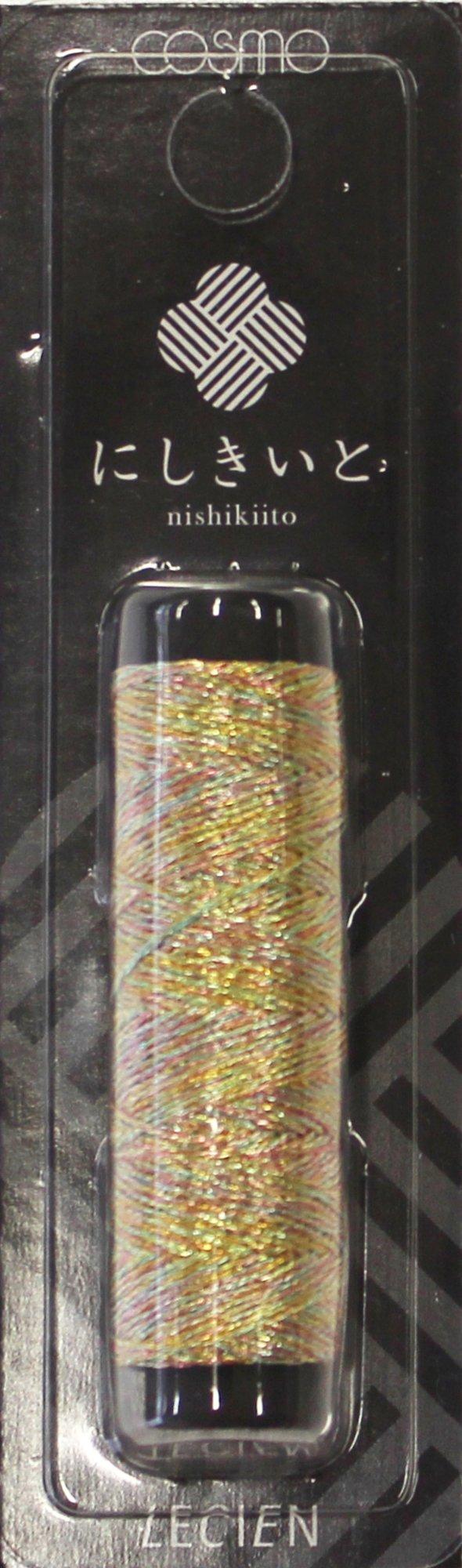 Cosmo Nishiki Ito Lame Embroidery Thread 20m Roll col.3 Amber No.77