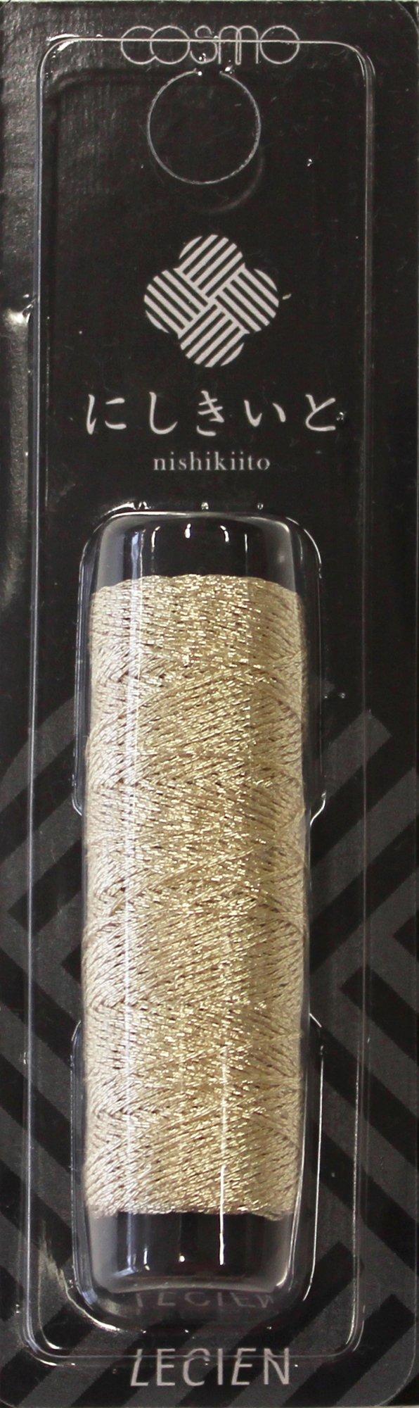 Lucian Cosmo Nishiki Ito Lame Embroidery Thread 20m Roll col.22 Pearl No.77
