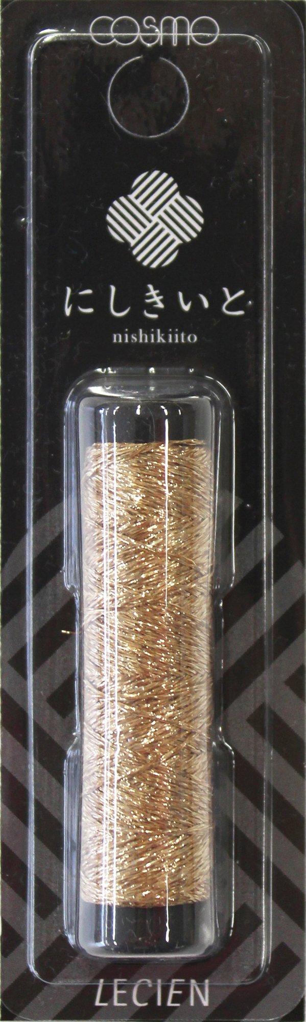 Cosmo Nishiki Ito Lame Embroidery Thread 20m Roll col.31 Amber No.77