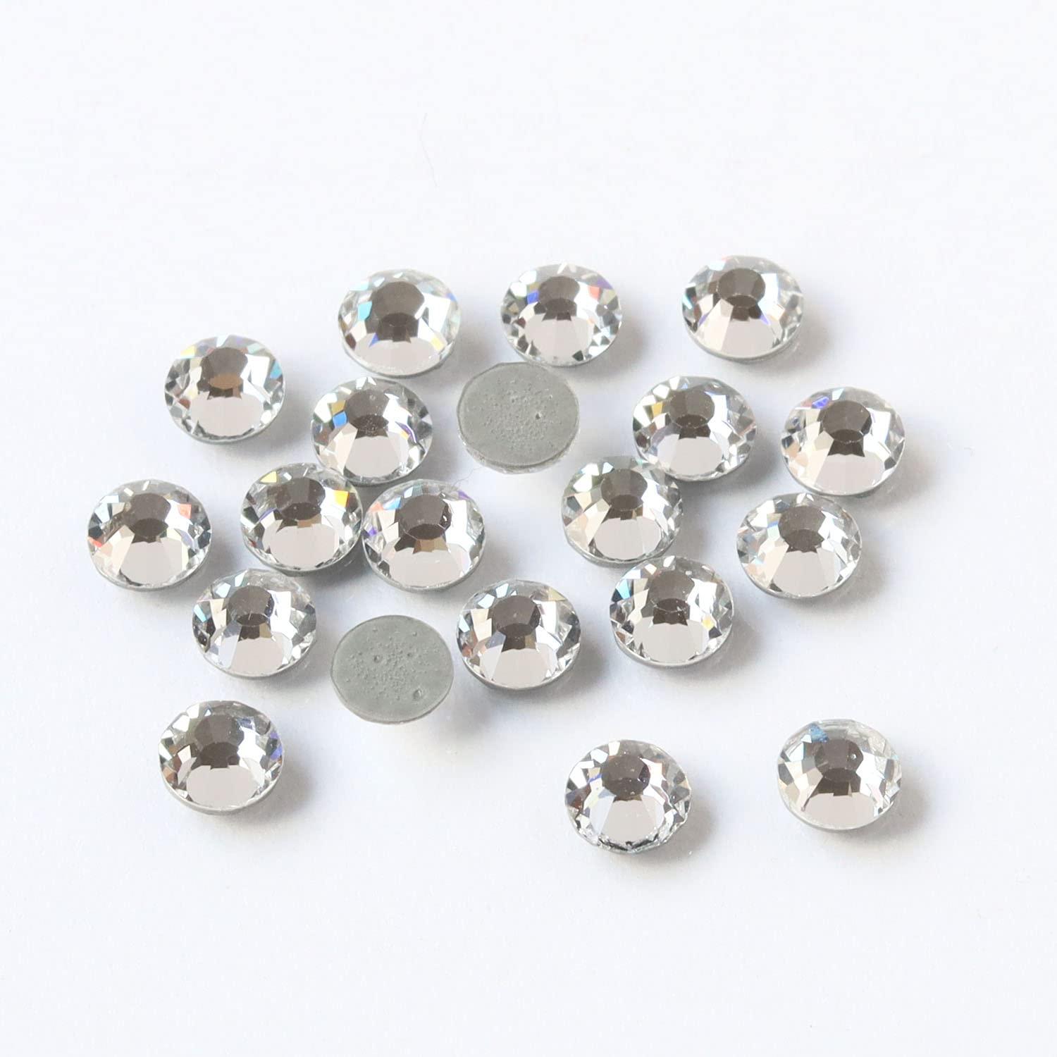 Nippon Button Trading Preciosa Rhinestone Bond Adhesive SS16 24-Piece Pack Crystal P2028SS16-00030