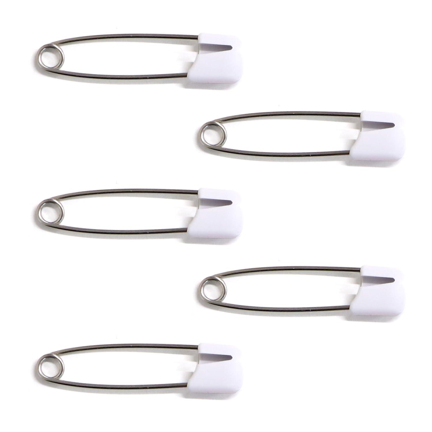 Nippon Chuko Safety Lock Pin “Clipin” Junior Total Length 44mm 10 Pieces White CRP-J10-W
