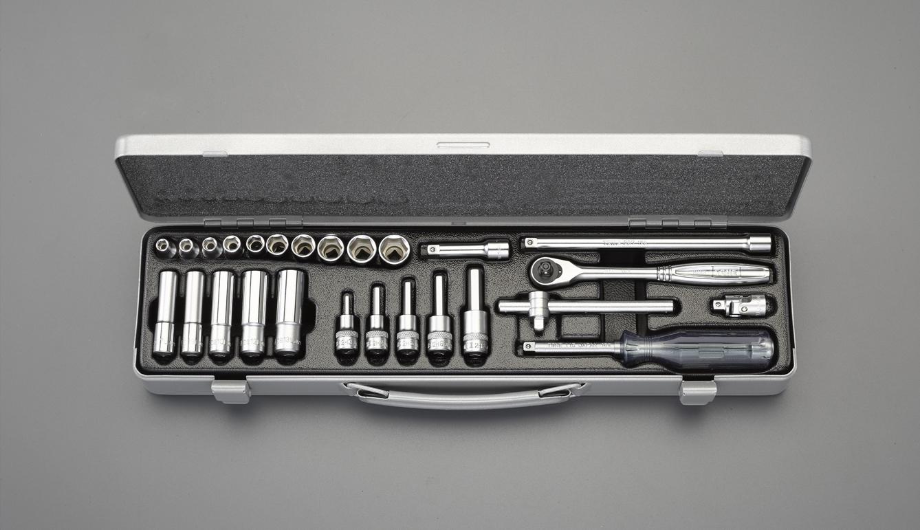 ESCO 1/4-inch Square Socket Wrench Set EA618H-4