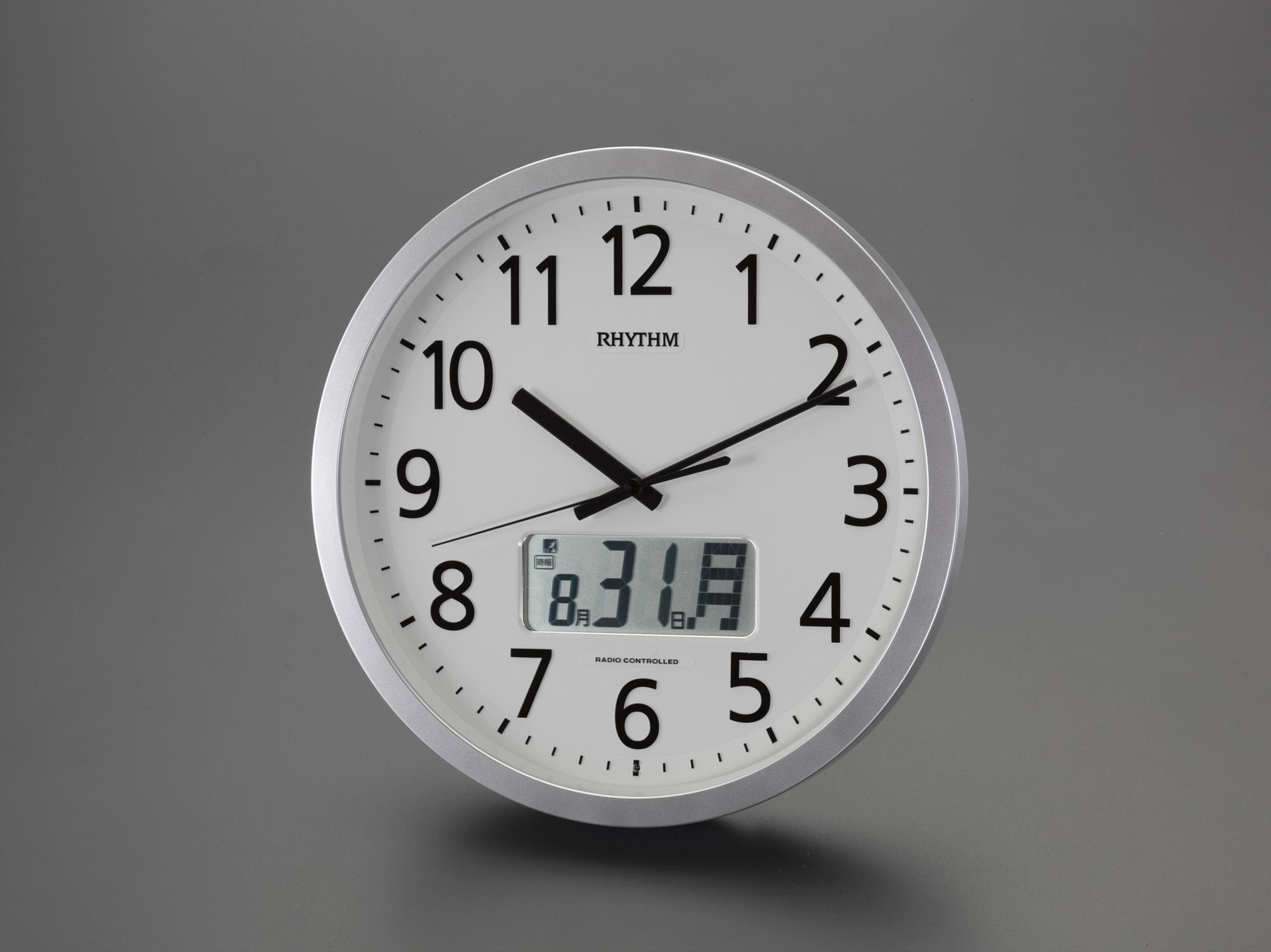 ESCO [Radio-Controlled] Wall Clock φ350mm EA798CB-73B