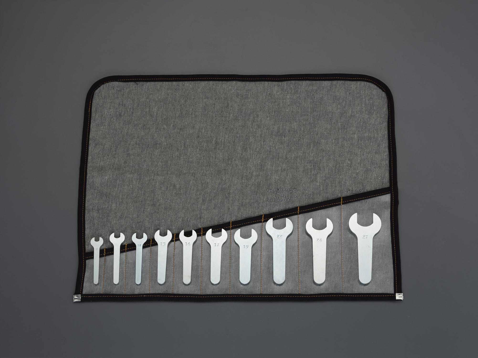 ESCO 10-Piece Set/8-27mm Open-End Wrench (Short Handle, Thin Profile) EA615AS