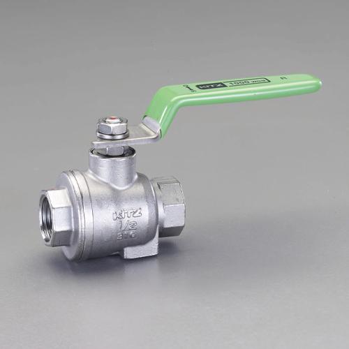 ESCO Rc1 Ball Valve (Stainless Steel, Full-Bore Type) EA470AG-10
