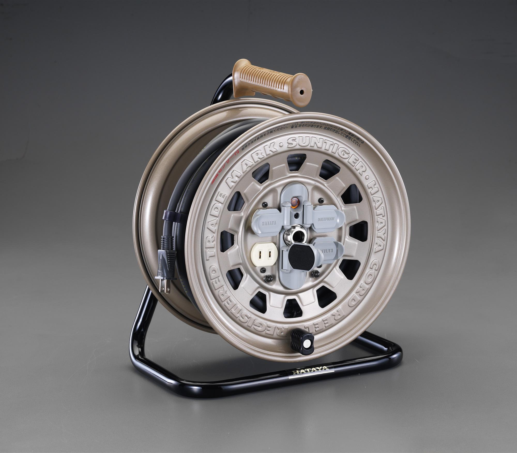 AC125V/15A/30m Cord Reel (with Temperature Sensor)
