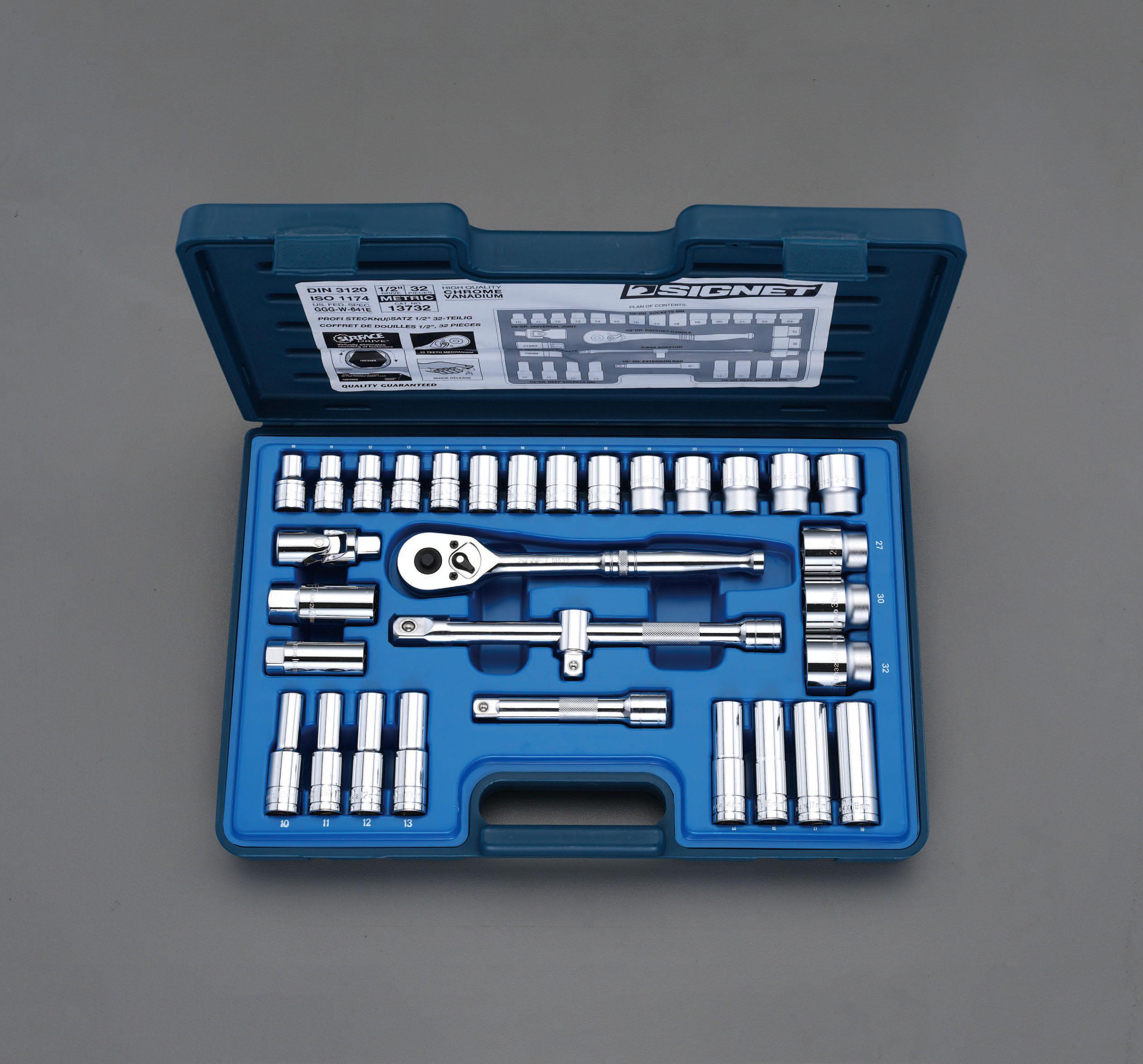 ESCO 1/2" Square Socket Wrench Set EA617DC-54