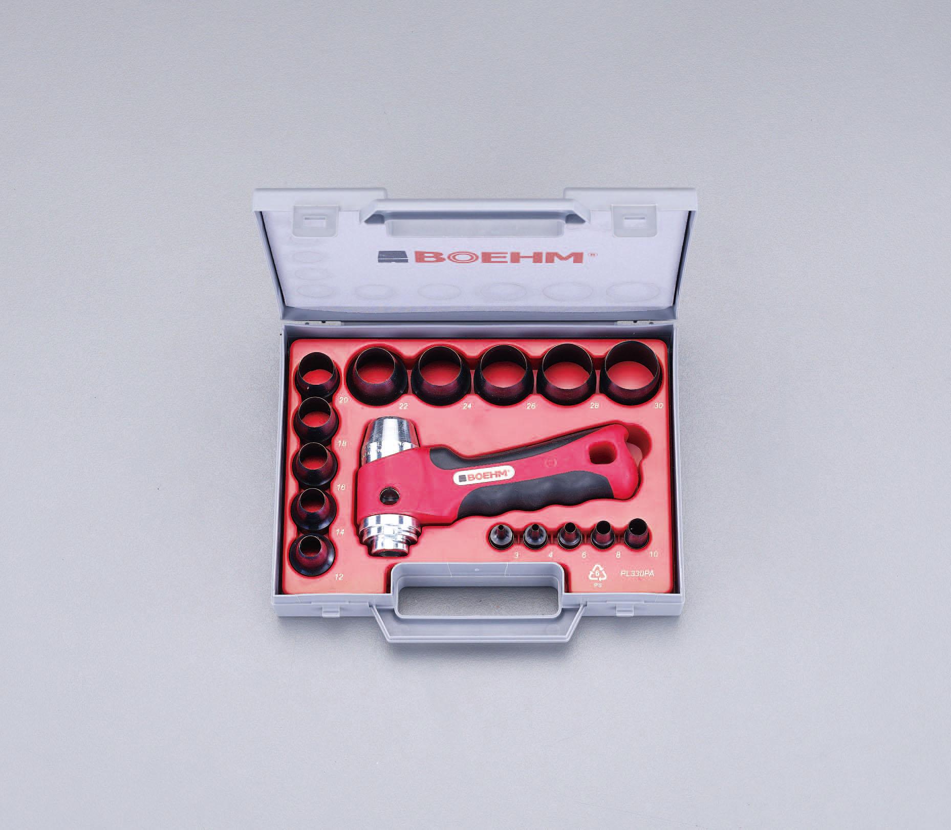 ESCO 3-30mm Leather Punch Kit (15-Piece Set) EA576F-31