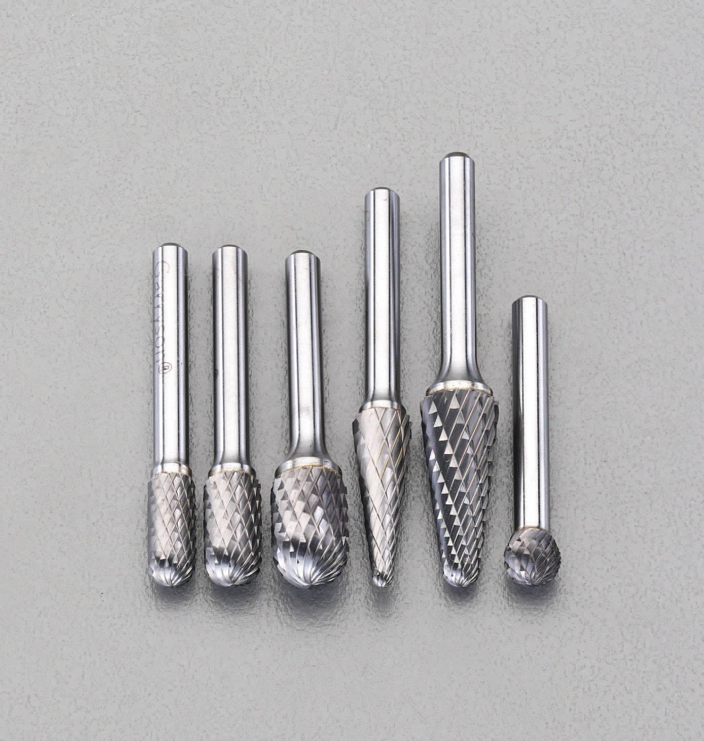 Escutcheon 6-Piece Set/6mm Shank [For Cast Iron] Carbide Cutter Set EA819J-16