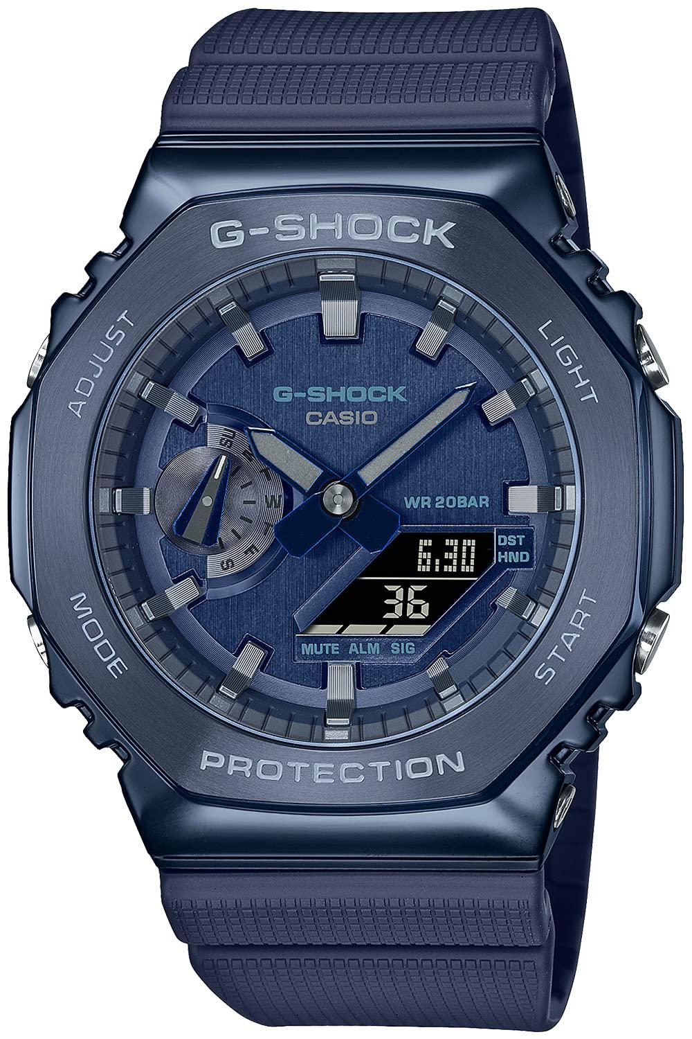 [CASIO] G-SHOCK Metal Covered Watch GM-2100N-2AJF Men's Blue
