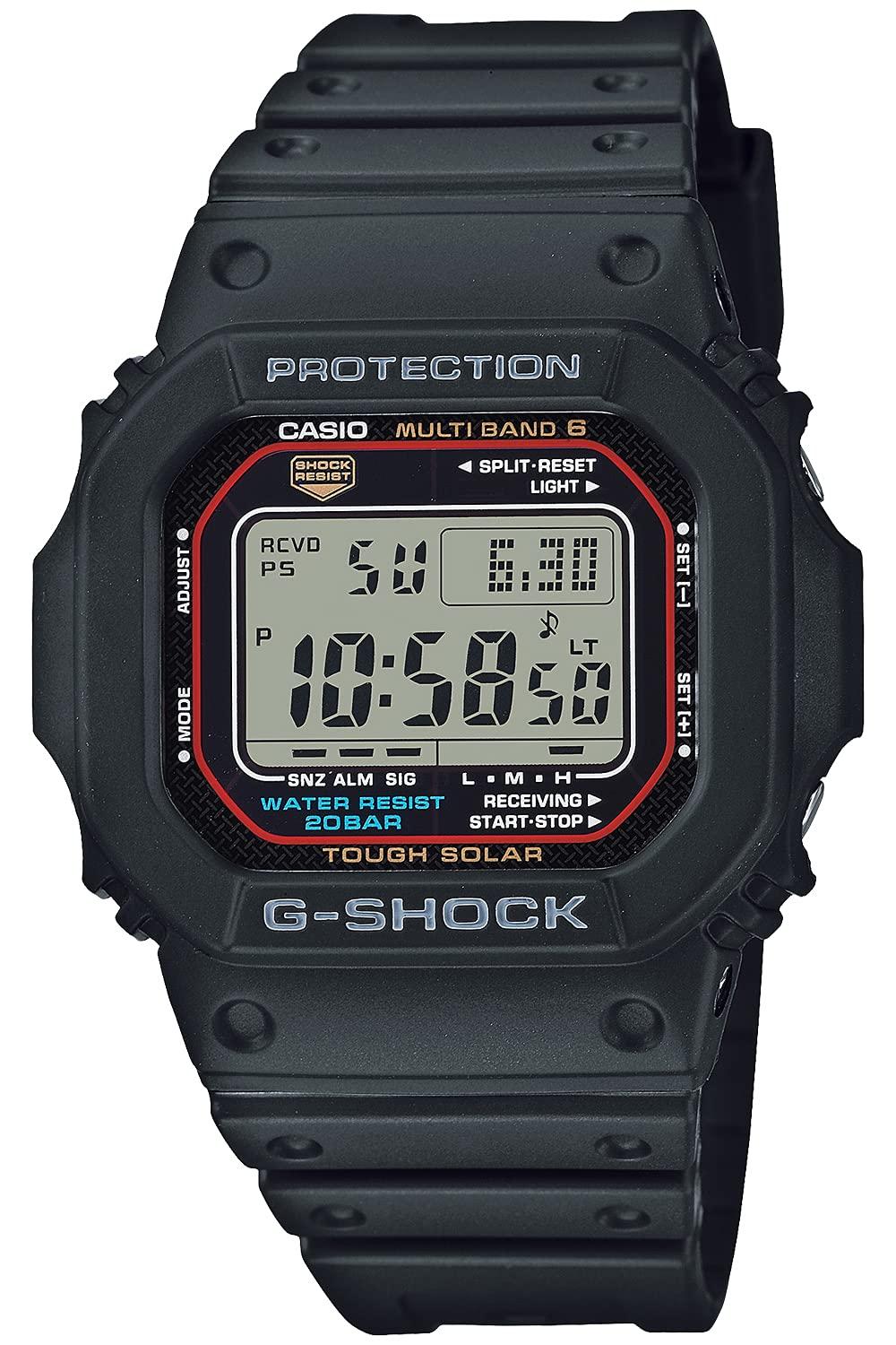 [CASIO] G-SHOCK Watch Radio-Controlled Solar Super Illuminator Type (High-Brightness LED Light) GW-M5610U-1JF Men's Black