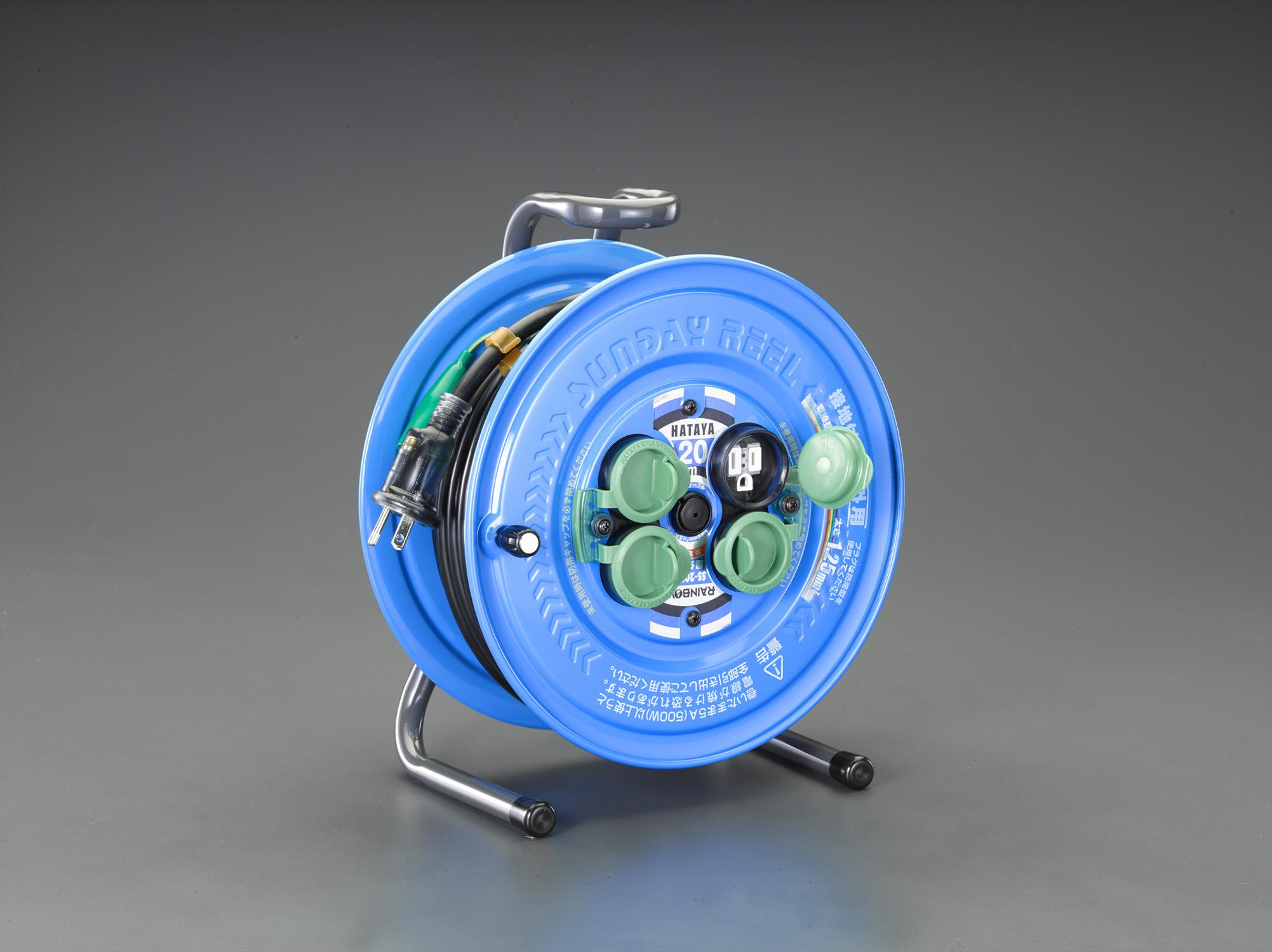 ESCO Cord Reel (Weatherproof, Grounded) AC125V/15A/30m EA815BF-30A