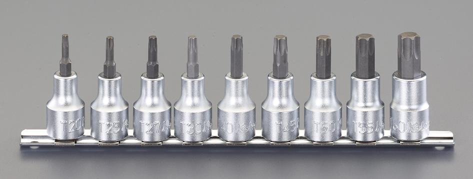 ESCO [TORX] Bit Socket 1/2" DR/T20-T60 EA618CW