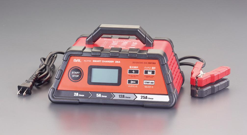 AC100V to DC12V/24V Battery Charger 260 × 210 × 142 (H) mm