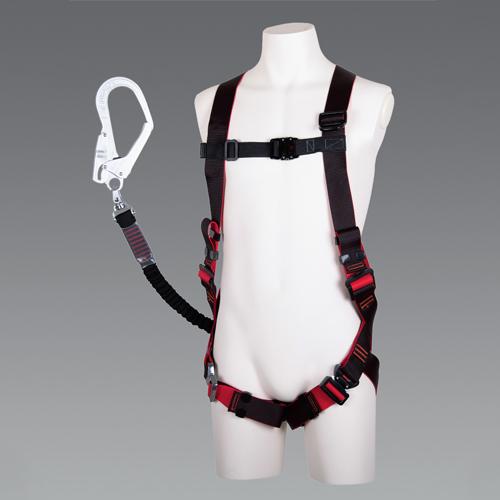 Fall Arrest Device (Full Body Harness with Retractable Lanyard) Black 32×1, 100~1,550mm