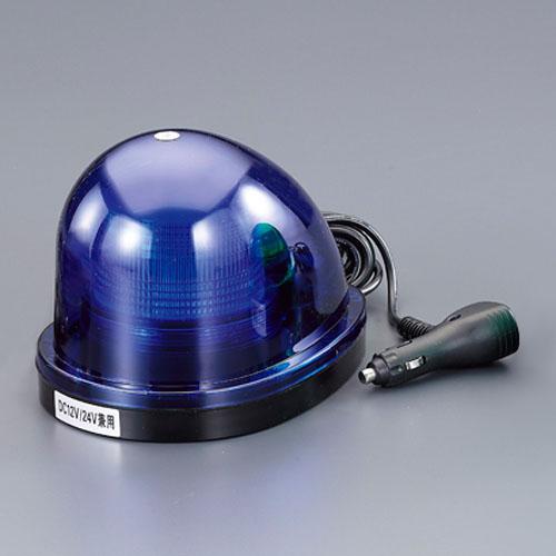 [DC12V/24V] LED Rotating/Flashing Light (Motorless/Blue)