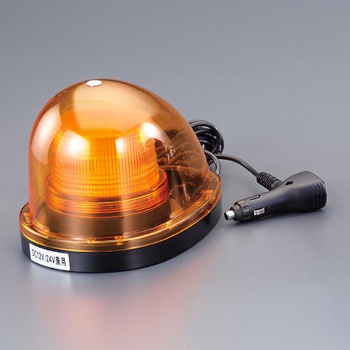 [DC12V/24V] LED Rotating/Flashing Light (Motorless/Yellow)