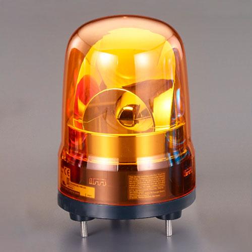 Esco DC12-24V LED Rotating Light, Yellow EA983FS-124YA