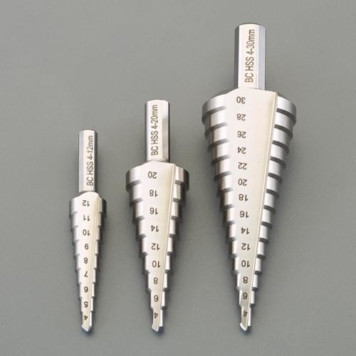 Esco Step Drill HSS 3-Piece Set EA825SB-100