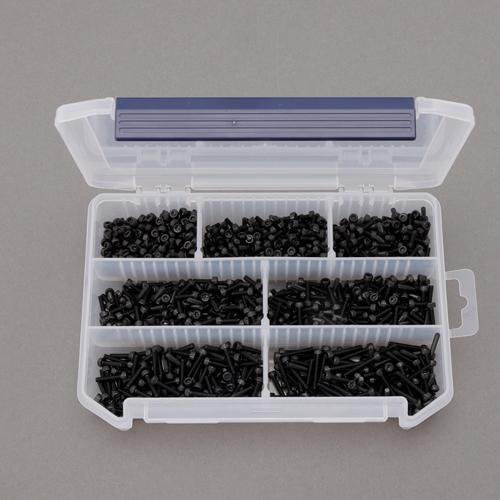 ESCO M3 Hex Socket Head Cap Screw Set (Stainless Steel/Black) EA949MK-13
