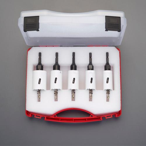 Esco 5-Piece Bimetal Hole Saw Set (Hex Shank) EA823MG-103