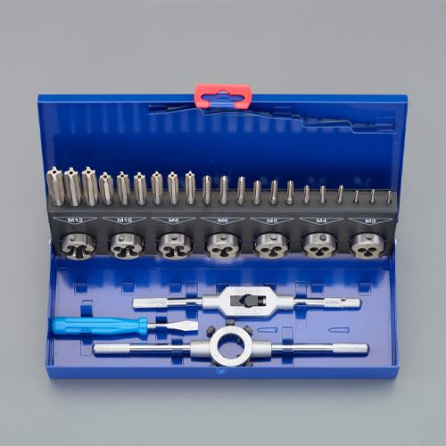 Esco Tap and Die Set HSS/ISO M3-M12/31-Piece Set EA829VE-1