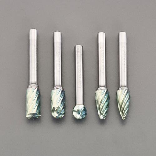 ESCO [Coated] Carbide Cutter 6mm Shank 5-Piece Set EA819R-1