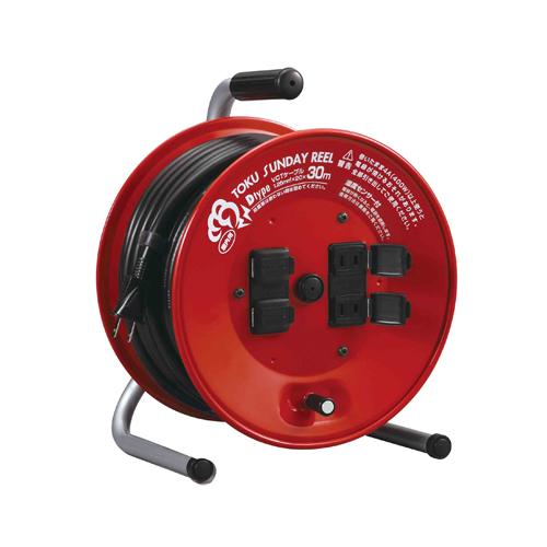 ESCO Cord Reel with Temperature Sensor AC125V/15A/30m EA815BA-30