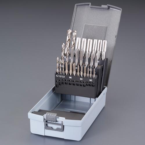 Esco M3-M12/28-Piece Tap and Drill Set HSS/ISO EA829J-0