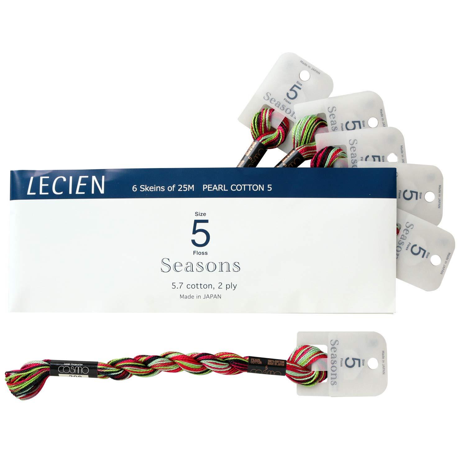 Cosmo No. 5 Embroidery Thread Seasons 201-212