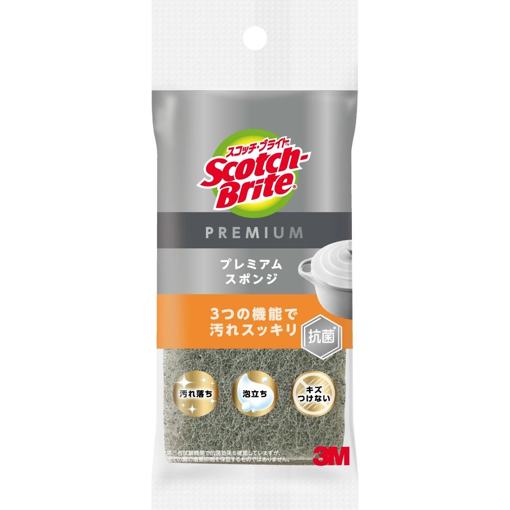 Scotch-Brite Premium Sponge, Gray