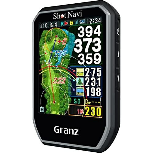 Shot Navi Golf GPS Navigator Granz Black GranzBK