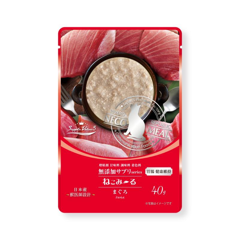 Nekomiru Additive-Free Supplement SuppleValue5 Maintains Gastrointestinal Health Tuna Flavor 40g